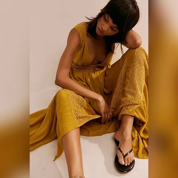 Free People Hadlee Maxi Dress NWT - Picture 4 of 10